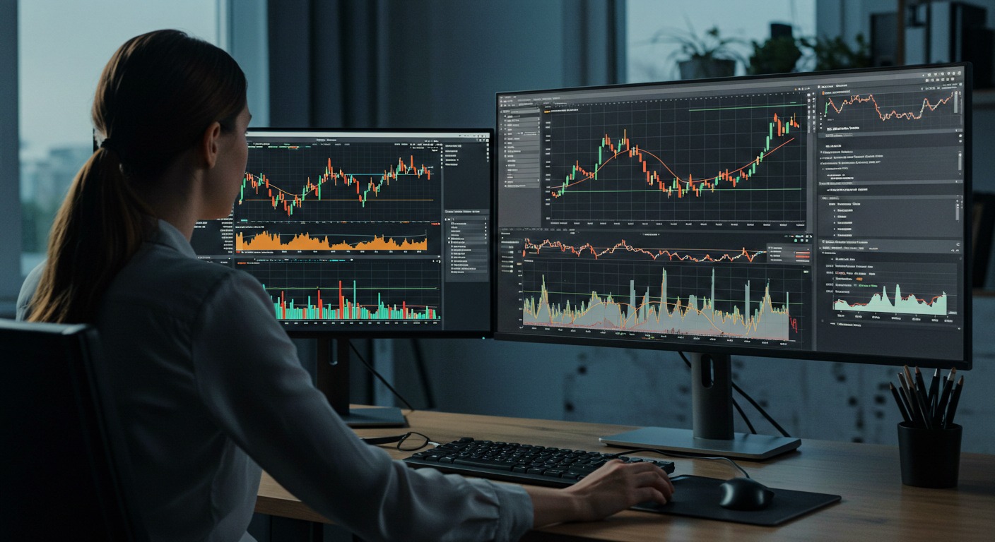 A sophisticated quantitative crypto trading dashboard